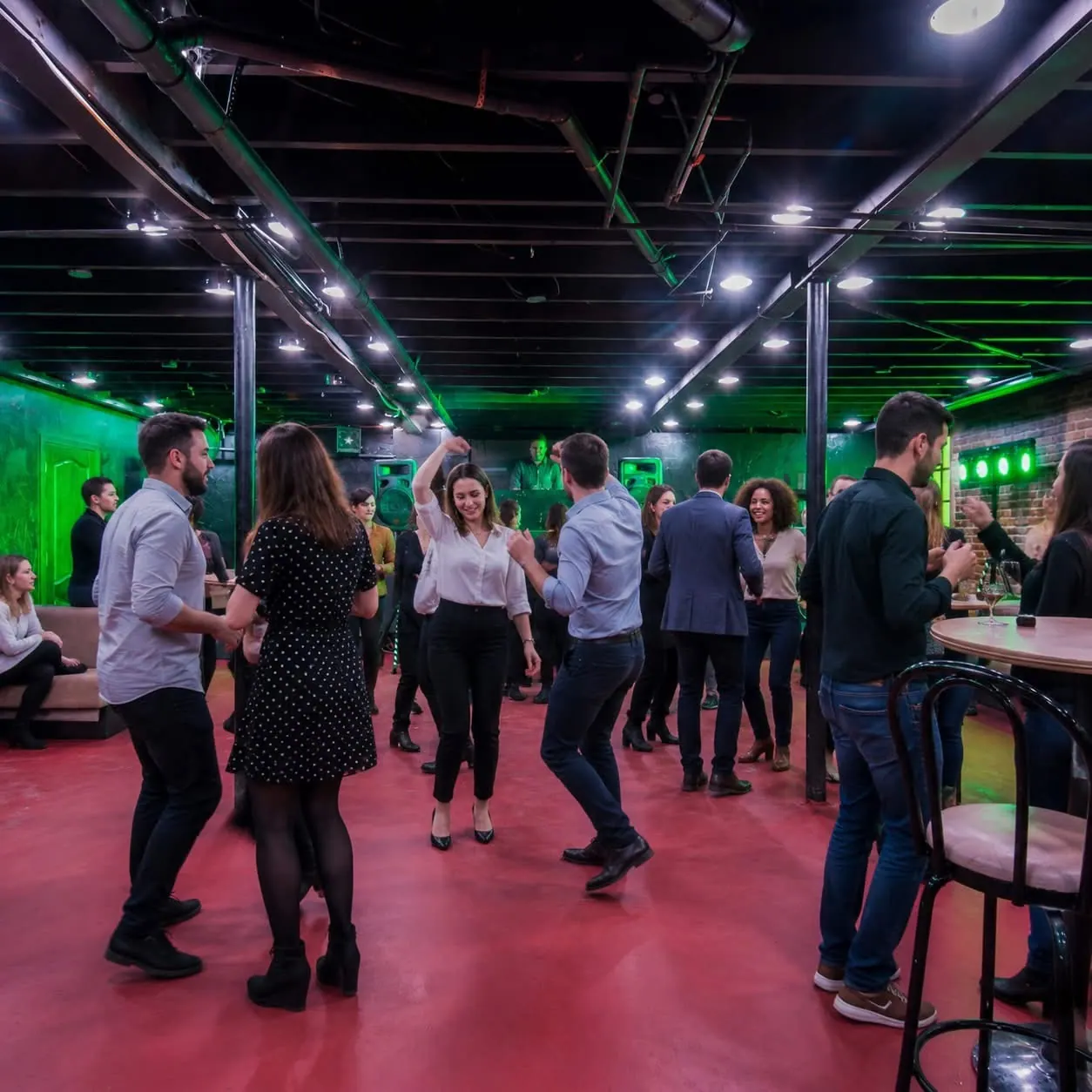 Soirée à la discothèque